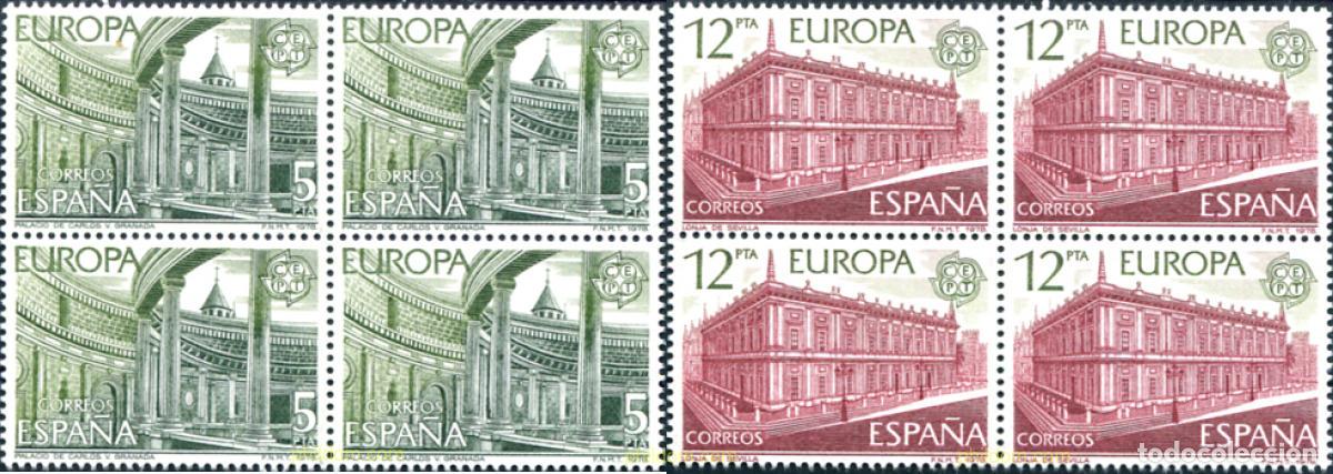 Francobolli: 324022 MNH ESPA&Ntilde;A 1978 EUROPA CEPT. ARQUITECTURA
