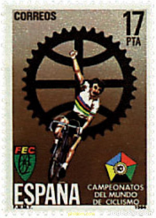 Sellos: 85737 MNH ESPA&Ntilde;A 1984 CAMPEONATO DEL MUNDO DE CICLISMO