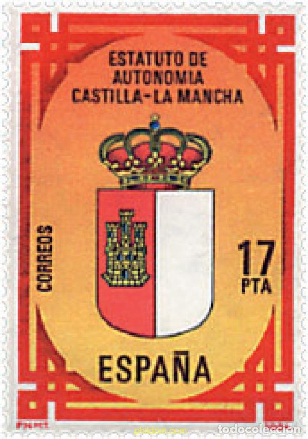 Selos: 258366 MNH ESPA&Ntilde;A 1984 ESTATUTOS DE AUTONOMIA-CASTILLA-LA MANCHA
