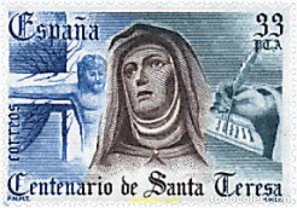 Francobolli: 85725 MNH ESPA&Ntilde;A 1982 4 CENTENARIO DE LA MUERTE DE SANTA TERESA DE AVILA
