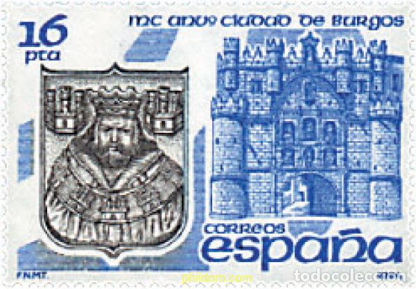 Francobolli: 85120 MNH ESPA&Ntilde;A 1984 1100 ANIVERSARIO DE LA CIUDAD DE BURGOS