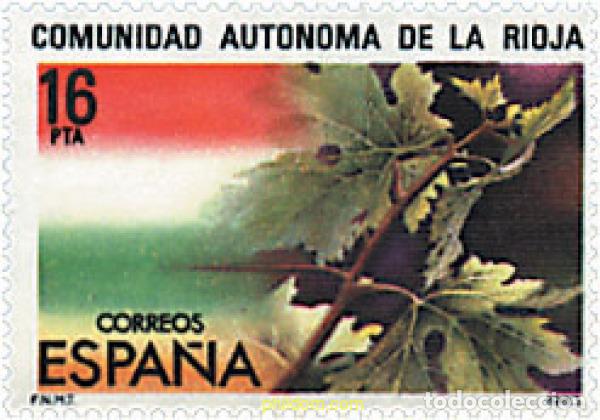 Sellos: 258376 MNH ESPA&Ntilde;A 1983 ESTATUTOS DE AUTONOMIA-LA RIOJA