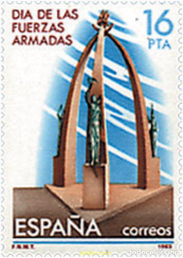 Sellos: 85102 MNH ESPA&Ntilde;A 1983 DIA DE LAS FUERZAS ARMADAS