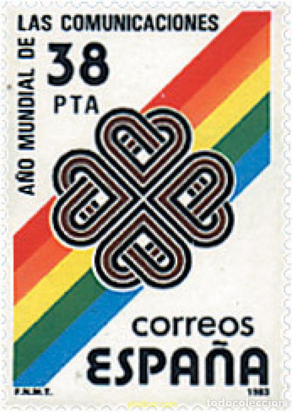 Sellos: 85100 MNH ESPA&Ntilde;A 1983 A&Ntilde;O MUNDIAL DE LAS COMUNICACIONES