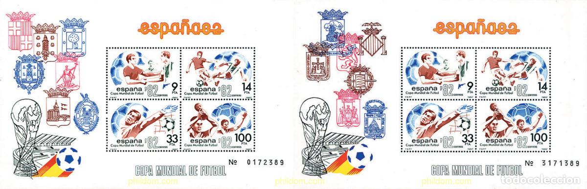 Sellos: 116605 MNH ESPA&Ntilde;A 1982 COPA DEL MUNDO DE FUTBOL. ESPA&Ntilde;A-82