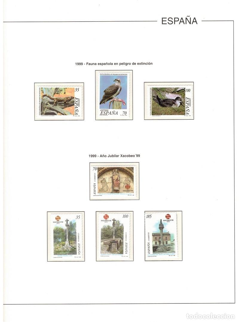 Sellos: ESPA&Ntilde;A. A&Ntilde;O 1999 COLECCI&Oacute;N COMPLETA DE SELLOS H.B P. LUJO SOBRES ENTEROS POSTALES.