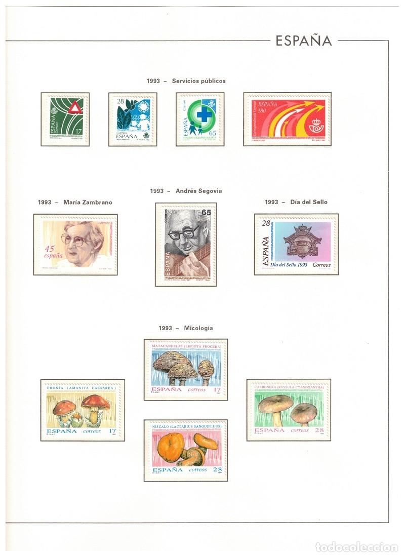 Sellos: ESPA&Ntilde;A. A&Ntilde;OS 1993/1997 COLECCI&Oacute;N COMPLETA DE SELLOS H.B P.LUJO SOBRES. ENTEROS POSTALES.