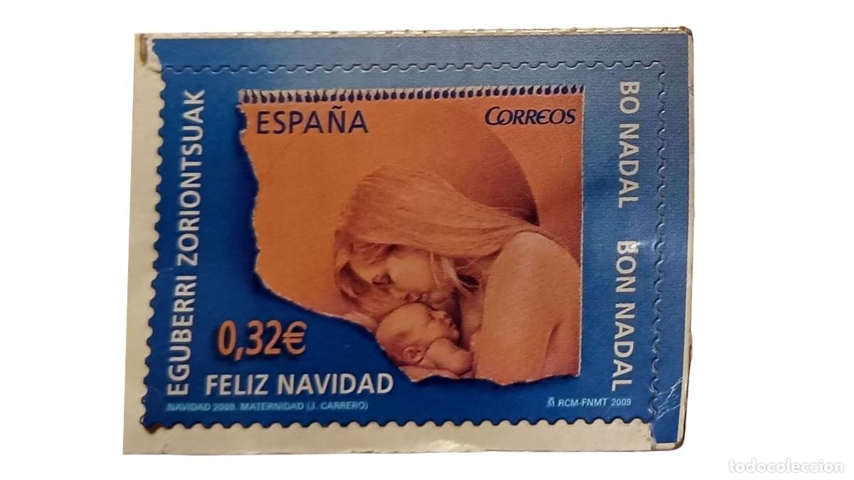 Selos: SELLO ESPA&Ntilde;A 2009 - NAVIDAD MATERNIDAD - 0,32&euro;