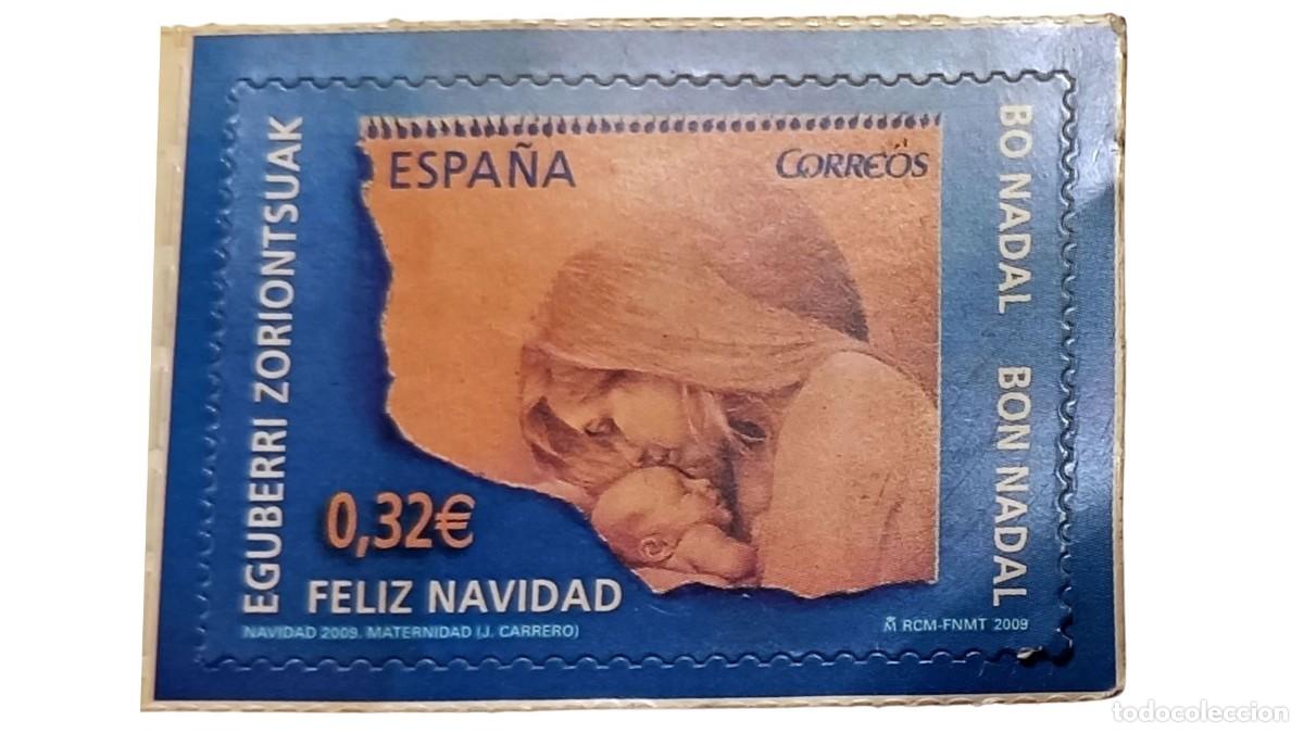 Selos: SELLO ESPA&Ntilde;A 2009 - NAVIDAD MATERNIDAD - 0,32&euro;