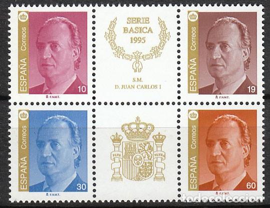 Sellos: Edifil n&ordm; 3378/81 , El rey Juan Carlos I, nuevo *** en bloque