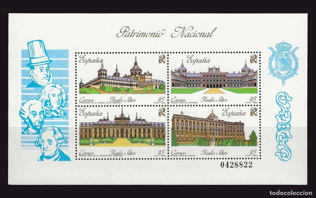 Sellos: HB Espa&ntilde;a, 1989 | National Heritage: Royal Sites | Ed: 3046, Yv: B41, Mi: B35 MNH **