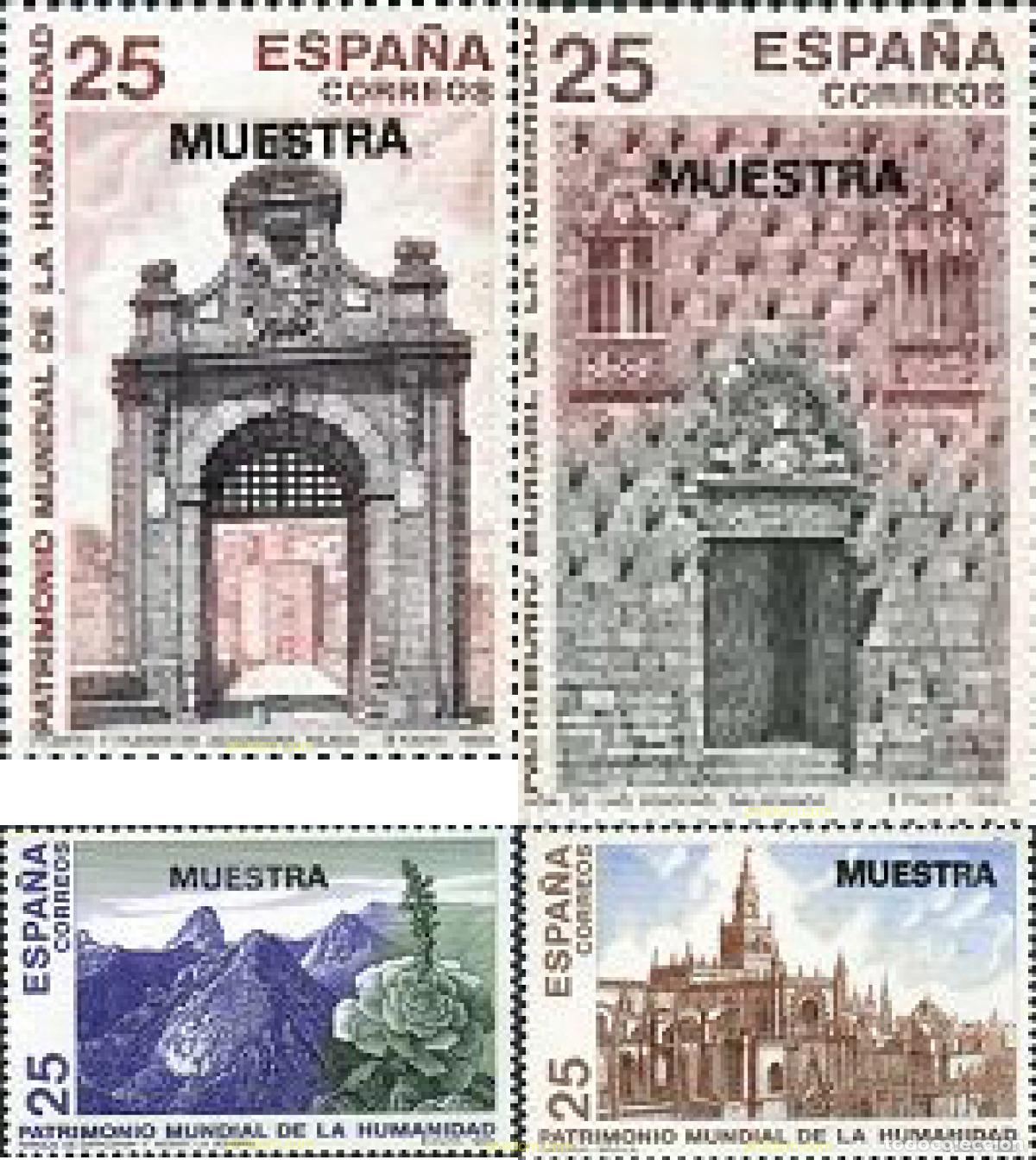 Sellos: 208523 MNH ESPA&Ntilde;A 1991 PATRIMONIO MUNDIAL DE LA HUMANIDAD
