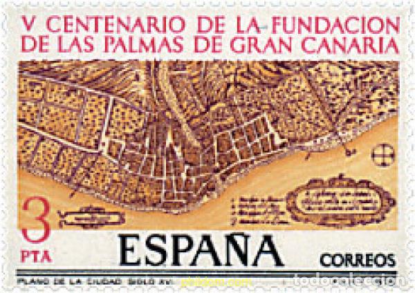 Sellos: 790975 MNH ESPA&Ntilde;A 1978 5 CENTENARIO DE LA FUNDACION DE LAS PALMAS DE GRAN CANARIAS