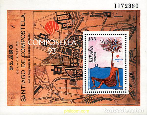 Sellos: 85946 MNH ESPA&Ntilde;A 1993 COMPOSTELA 93