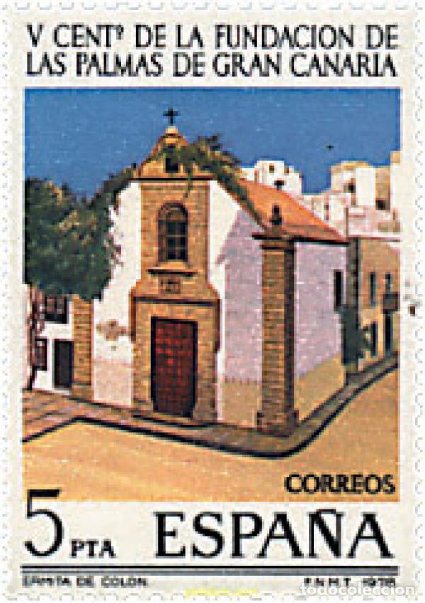 Selos: 790976 MNH ESPA&Ntilde;A 1978 5 CENTENARIO DE LA FUNDACION DE LAS PALMAS DE GRAN CANARIAS