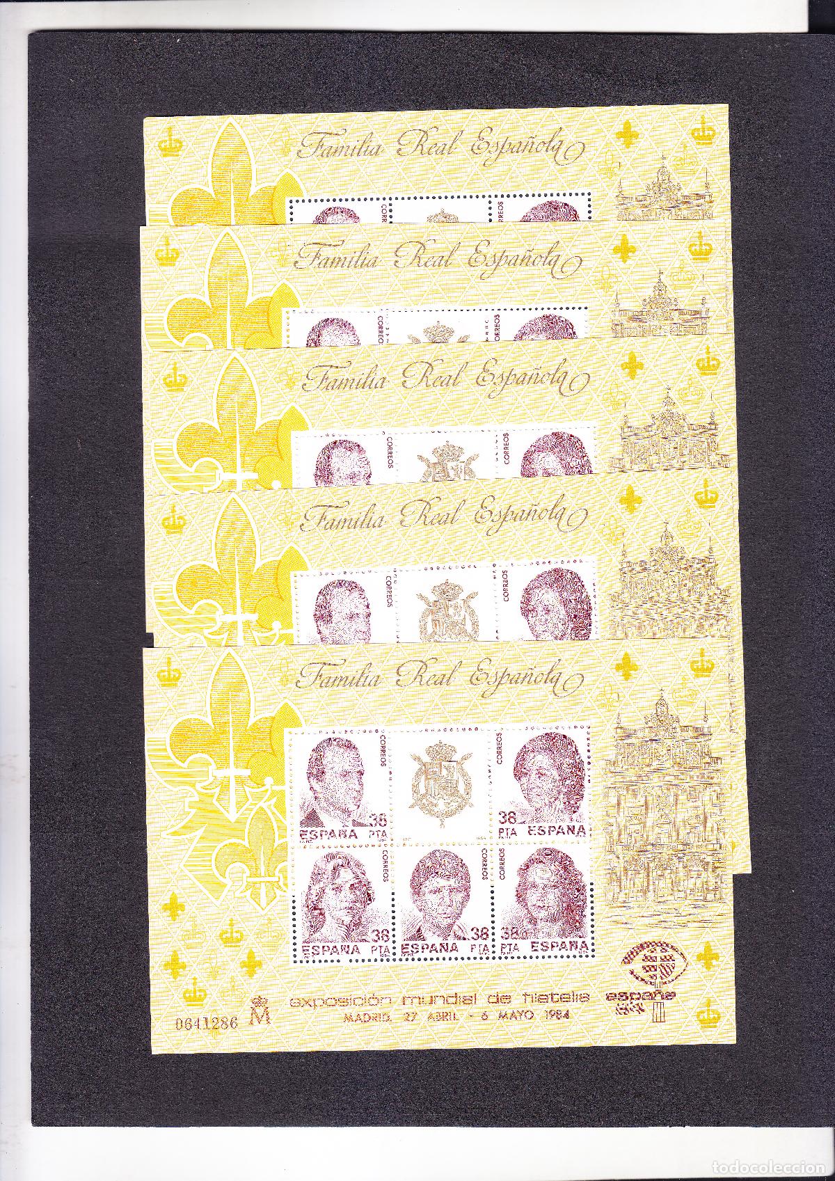 Stamps: **2754 ESPA&Ntilde;A&acute;84 - 5 HOJITAS REYES -EDIFIL VALOR 14 &euro; NUEVAS SN CHARNELA - OCASI&Ccedil;