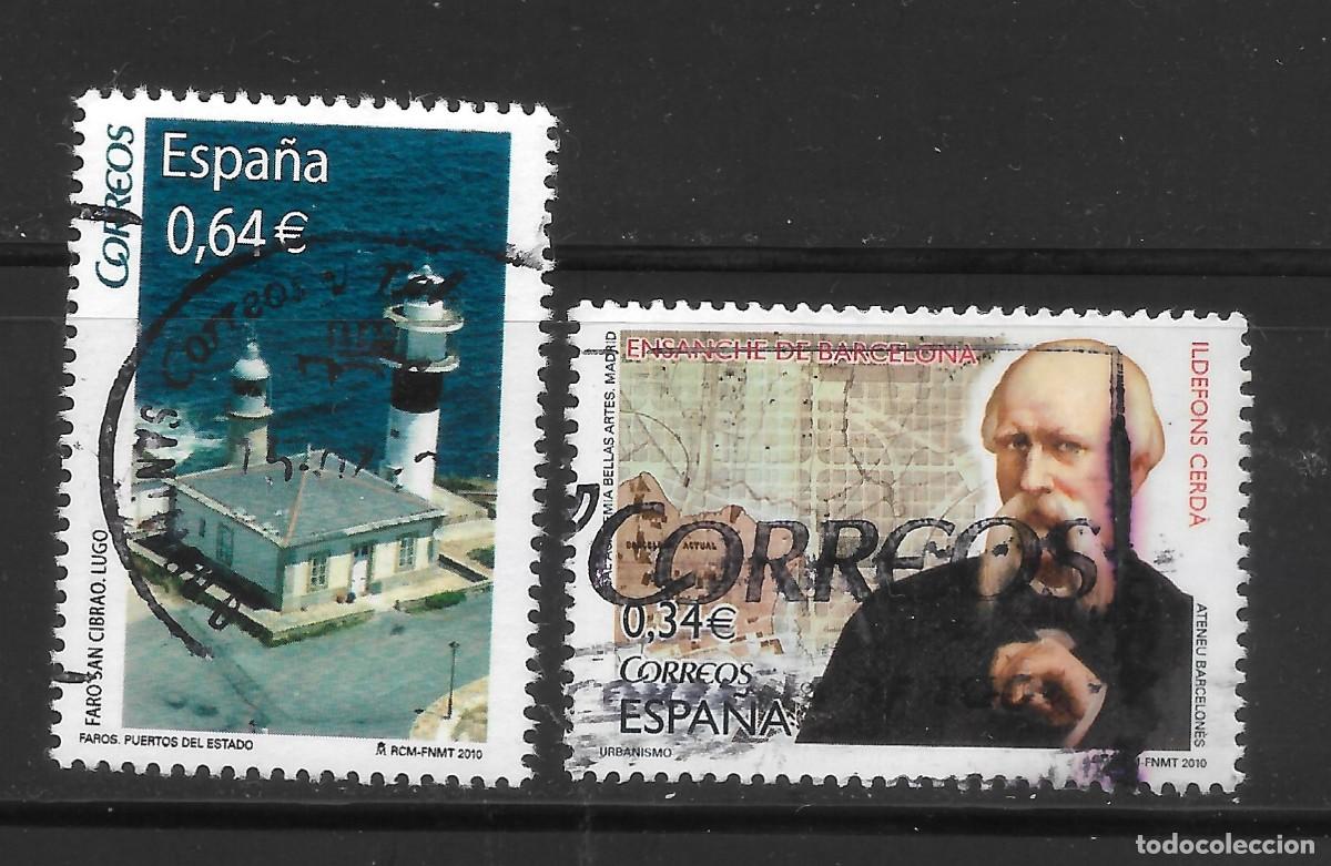 Sellos: ESPA&Ntilde;A 2010 VARIOS EDIFIL SH4594E Y 4603 USADOS (IMAGEN)