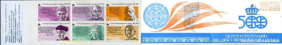 Sellos: 2252 MNH ESPA&Ntilde;A 1986 5 CENTENARIO DEL DESCUBRIMIENTO DE AMERICA