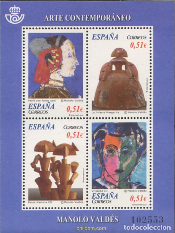 Sellos: 280641 MNH ESPA&Ntilde;A 2012 ARTE CONTEPORANEO - MANOLO VALDES