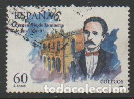 Timbres: EDIFIL 3358, CENTENARIO DE JOS&Eacute; MARTI, USADO
