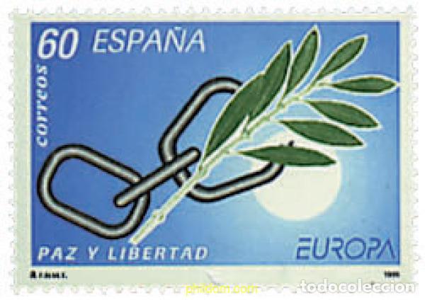 Sellos: 85470 MNH ESPA&Ntilde;A 1995 EUROPA CEPT. PAZ Y LIBERTAD
