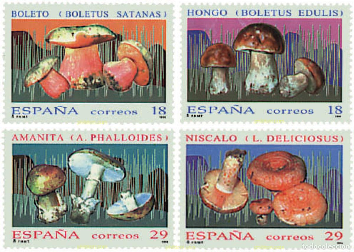 Sellos: 85452 MNH ESPA&Ntilde;A 1994 SETAS