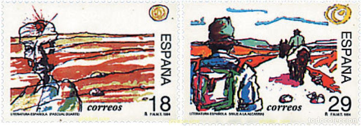 Timbres: 85458 MNH ESPA&Ntilde;A 1994 LITERATURA ESPA&Ntilde;OLA. OBRAS DE CAMILO JOSE CELA