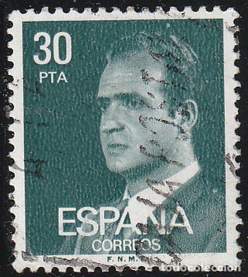 Sellos: Espa&ntilde;a 1981 Edifil 2600 Sello &ordm; D. Juan Carlos I Efigie del Rey Michel 2490x Yvert 2234 Spain Stamps