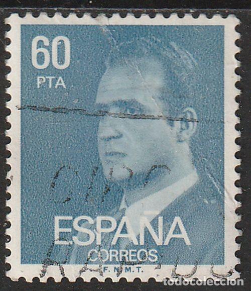 Sellos: Espa&ntilde;a 1981 Edifil 2602 Sello &ordm; Personajes Retrato Rey Juan Carlos I Efigie del Rey Michel 2514x