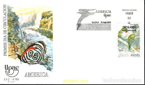 Sellos: 24857 MNH ESPA&Ntilde;A 1990 AMERICA-UPAEP 1990 - EL MEDIO NATURAL QUE VIERON LOS DESCUBRIDORES