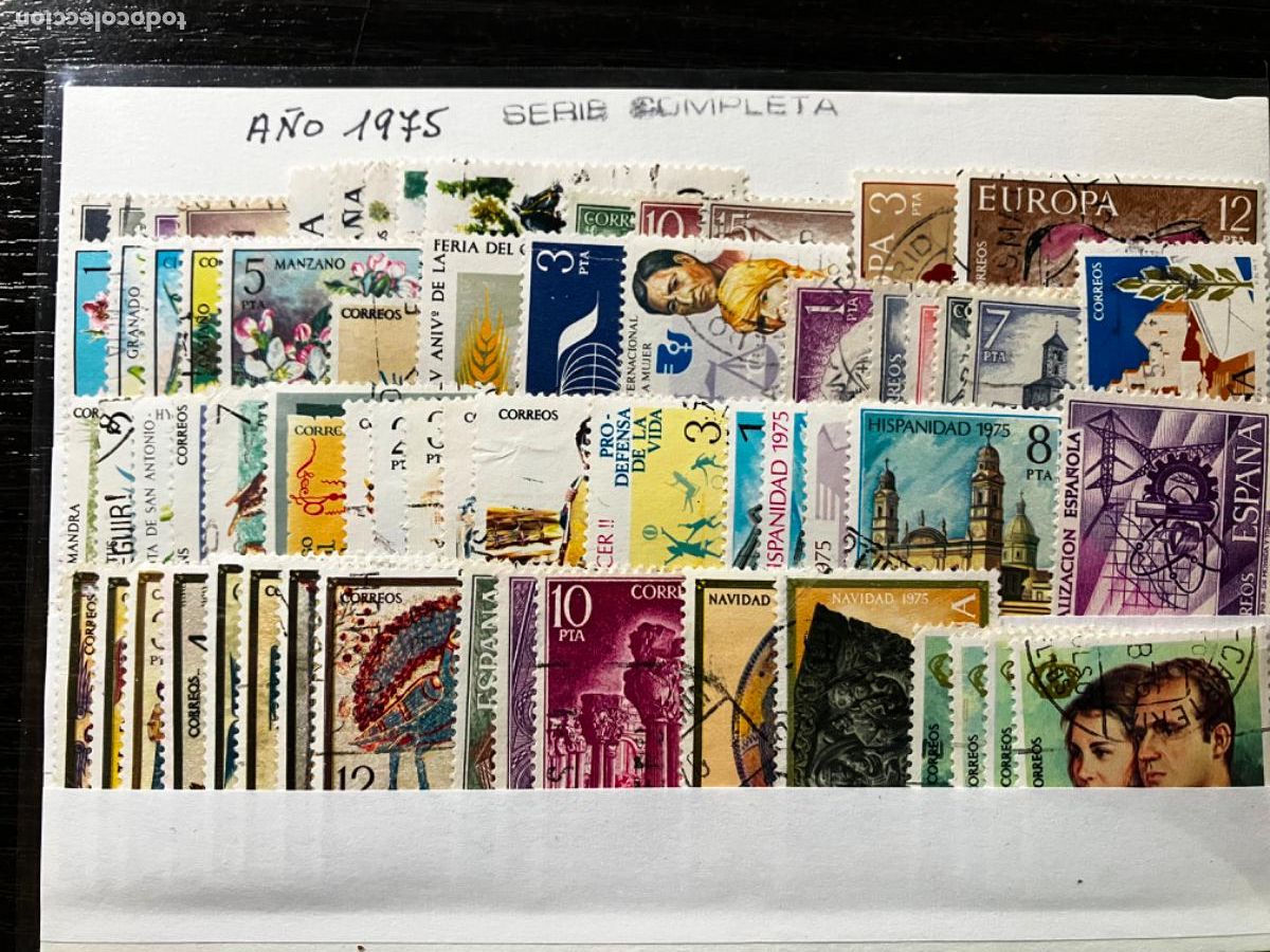 Sellos: Sellos Espa&ntilde;a - A&ntilde;o 1975 - Completo sellos usados con matasello de primera calidad
