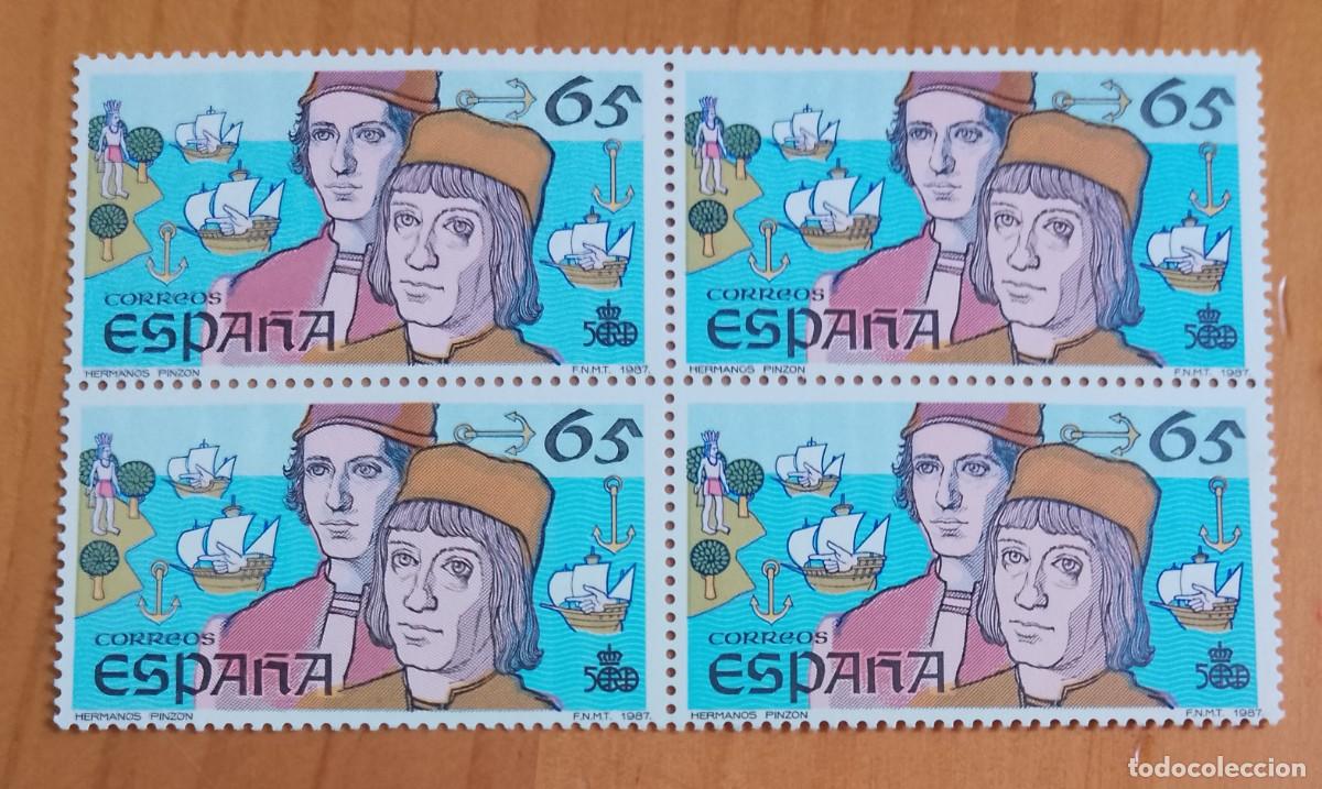 Sellos: ESPA&Ntilde;A - 6 TIRAS NUEVAS, 4 SERIES -A&Ntilde;O 1987 - V CENTENARIO DEL DESCUBRIMIENTO DE AM&Eacute;RICA - VER FOTOS