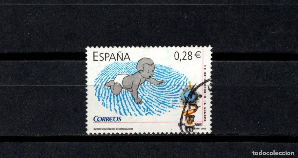 Sellos: Sello usado. Identificaci&oacute;n del reci&eacute;n nacido. Huella dactilar. 11 de Julio de 2005. Edifil 4173.
