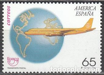 Sellos: EDIFIL N&ordm; 3321, NUEVO** AERICA-UPAEP. AVION DC-8, NUEVO **