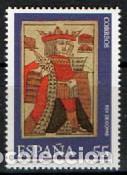 Sellos: Edifil 3319, Edifil 3319, Rey de copas, baraja espa&ntilde;ola de 1750, nuevo ***