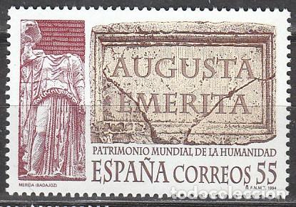 Sellos: Edifil 3316, Patrimonio de la humanidad: M&eacute;rida (Badajoz), nuevo ***