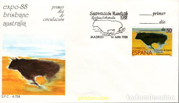 Sellos: 683192 MNH ESPA&Ntilde;A 1988 EXPO 88. EXPOSICION UNIVERSAL DE BRISBANE