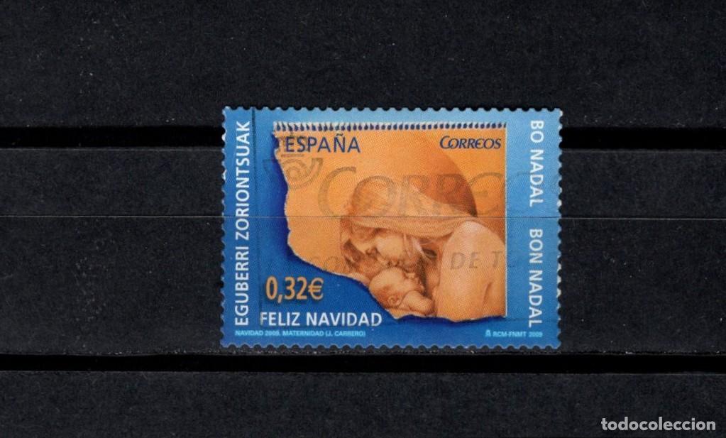 Sellos: Sello usado. Navidad. Maternidad. 31 de Octubre de 2009. Edifil 4520.