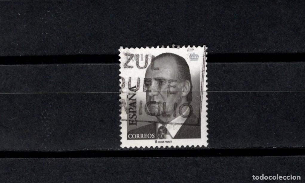 Sellos: Sello usado. Serie B&aacute;sica Rey Juan Carlos. Sello de 0.01 euro. 2 Enero 2008. Edifil 4360.
