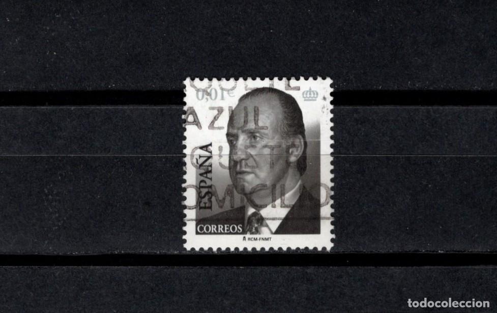 Sellos: Sello usado. Serie B&aacute;sica Rey Juan Carlos. Sello de 0.01 euro. 2 Enero 2008. Edifil 4360.