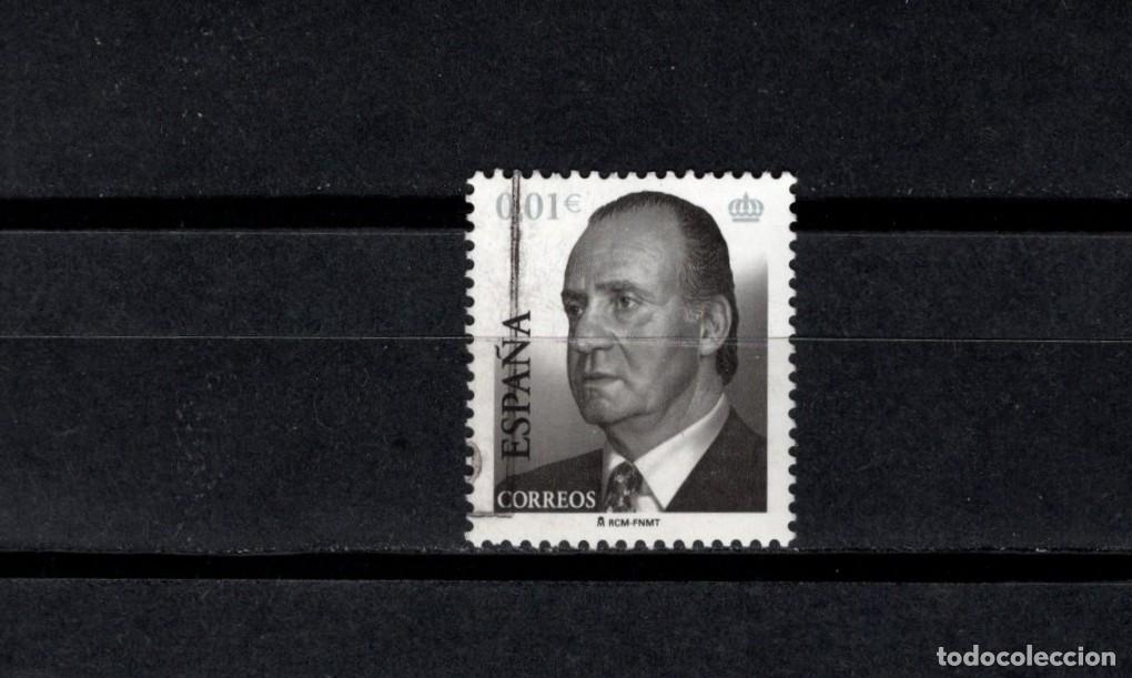 Sellos: Sello usado. Serie B&aacute;sica Rey Juan Carlos. Sello de 0.01 euro. 2 Enero 2008. Edifil 4360.