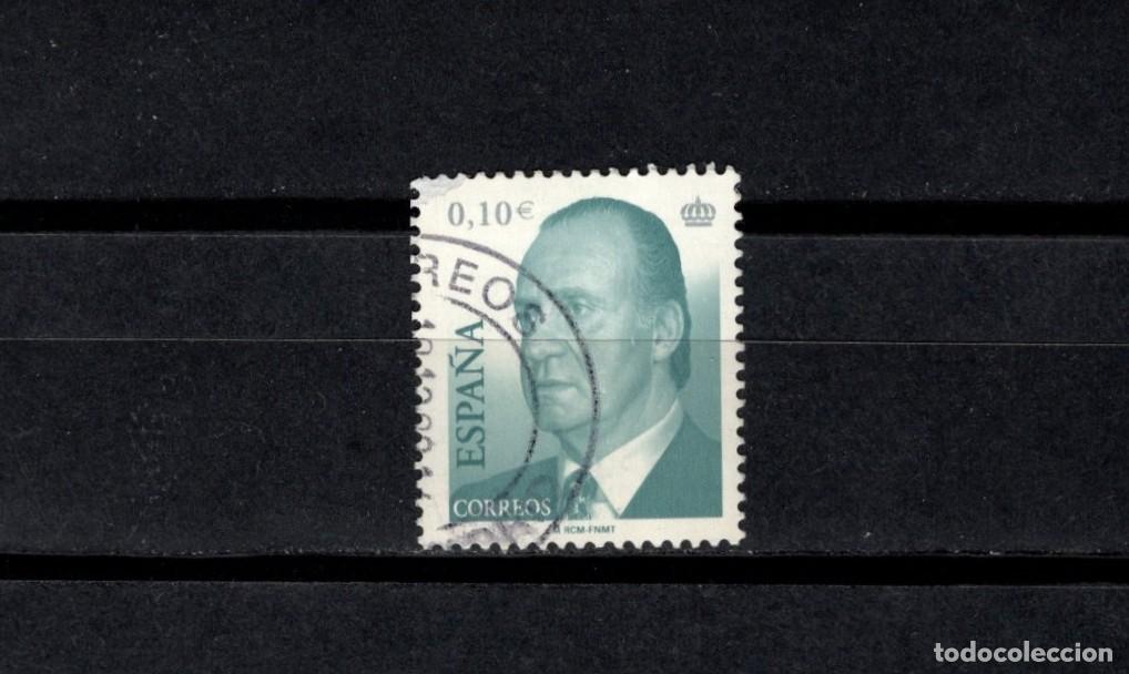 Stamps: Sello usado. Serie B&aacute;sica Rey Juan Carlos. Sello de 0.10 euros. 2 de Enero de 2008. Edifil 4363.