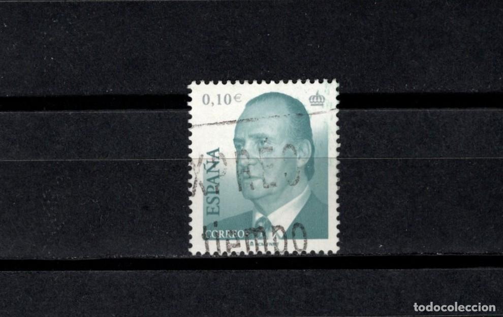 Stamps: Sello usado. Serie B&aacute;sica Rey Juan Carlos. Sello de 0.10 euros. 2 de Enero de 2008. Edifil 4363.