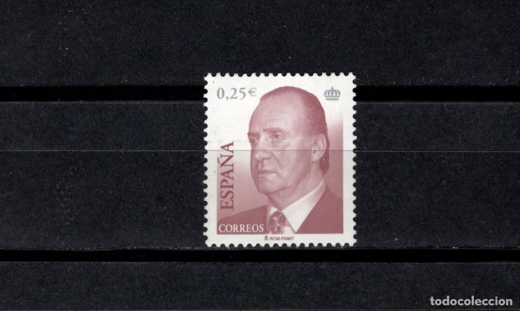 Stamps: Sello usado. Serie B&aacute;sica Rey Juan Carlos. Sello de 0.25 euros. 2 de Enero de 2002. Edifil 3860.