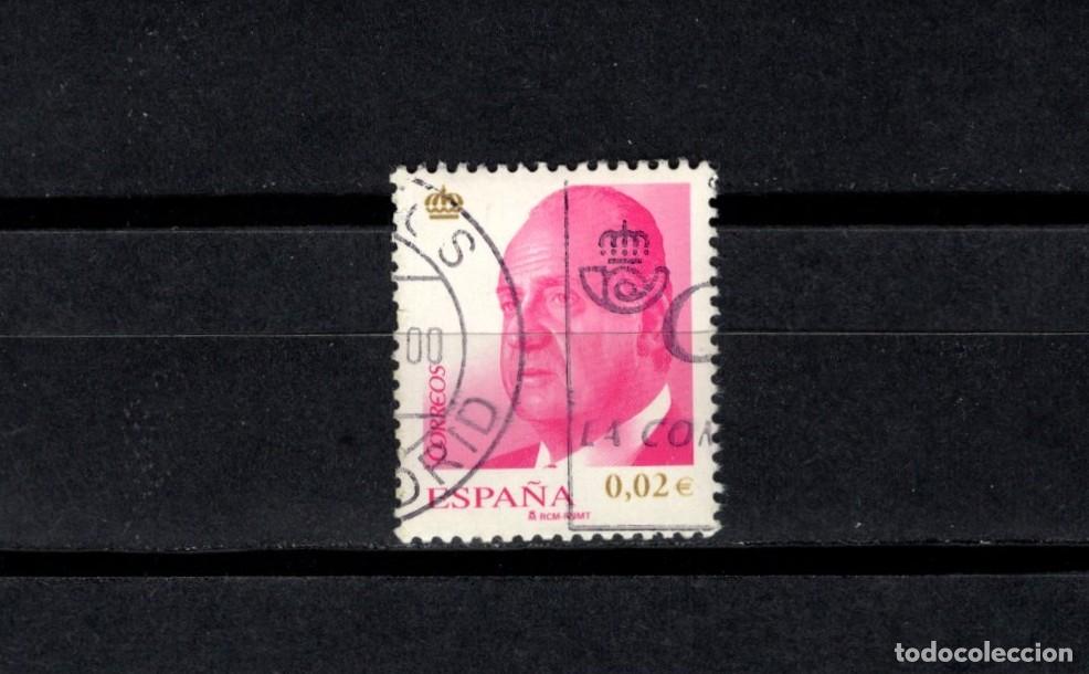 Sellos: Sello usado. Serie B&aacute;sica Rey Juan Carlos. Sello de 0.02 euros. 2 de Enero de 2008. Edifil 4361.