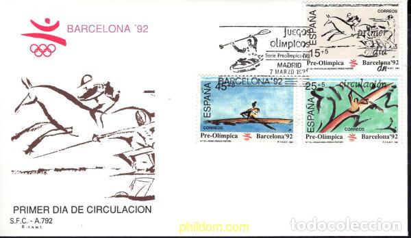 Sellos: 679043 MNH ESPA&Ntilde;A 1991 25 JUEGOS OLIMPICOS VERANO BARCELONA 1992