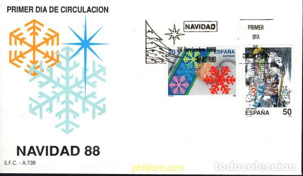 Sellos: 402315 MNH ESPA&Ntilde;A 1988 NAVIDAD