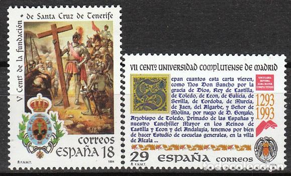 Sellos: EDIFIL N&ordm; 3299/300, EFEMERIDES 1994, NUEVO ** SERIE COMPLETA