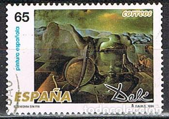 Sellos: EDIFIL 3296, DALI, EL ENIGMA SIN FIN, USADO