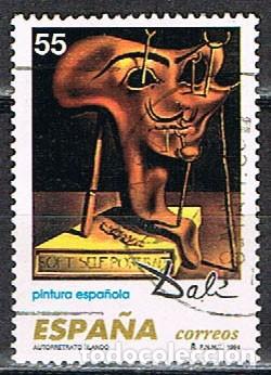 Sellos: EDIFIL 3294, DALI, AUTORRETRATO BLANDO VON BACON FRITO, USADO